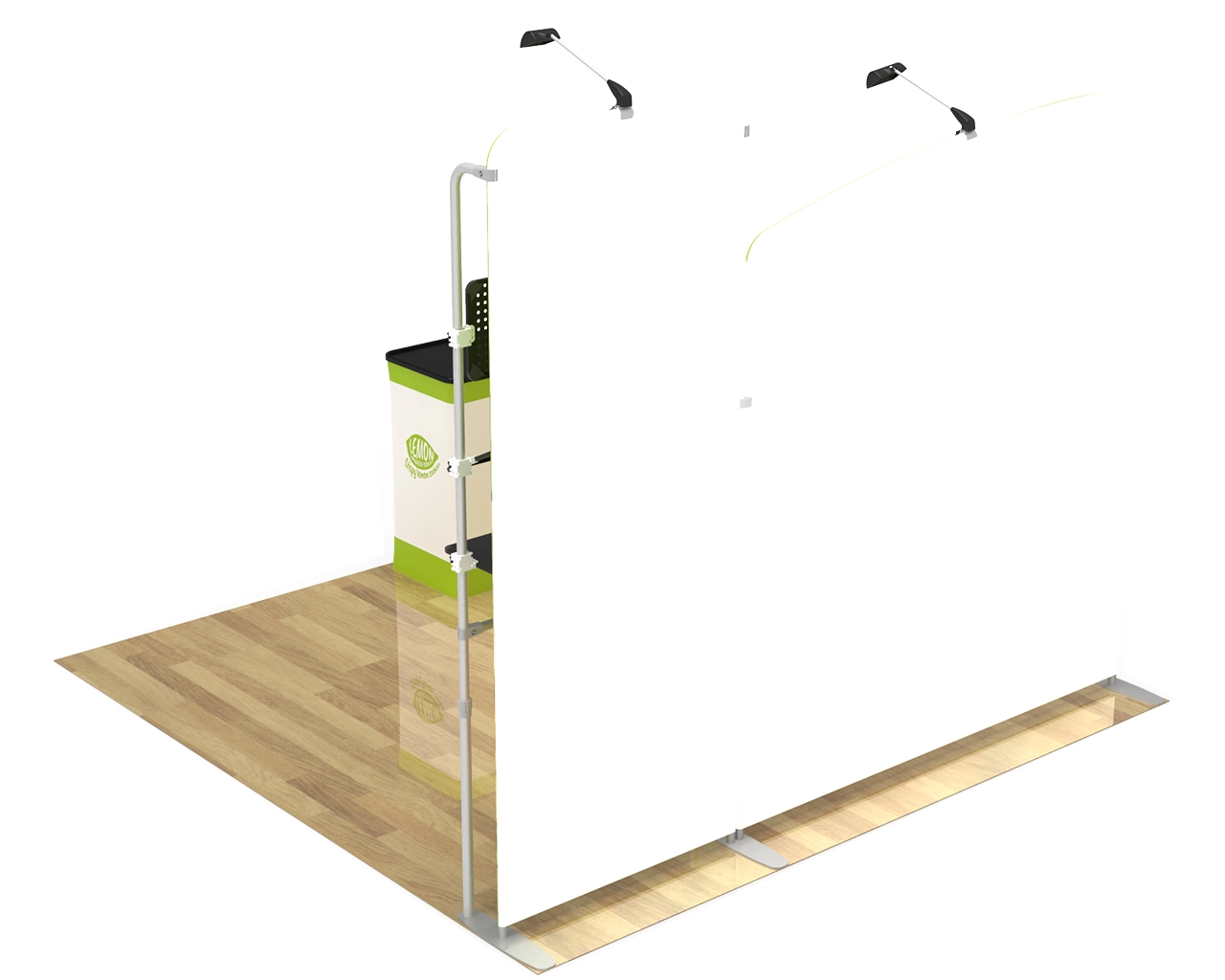 10ft Portable Food & Snack Trade Show Booth Idea 21 