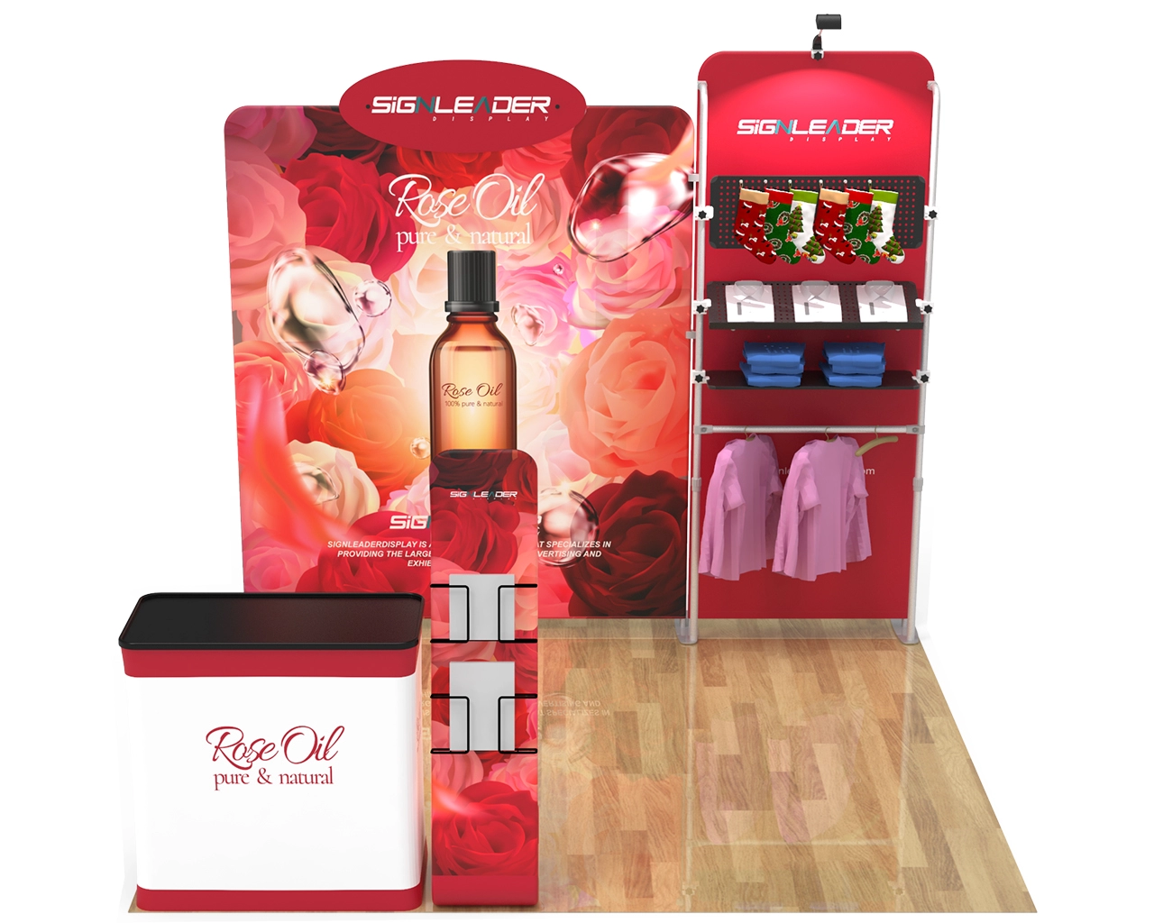 Signleader Display 10ft Commercial Portable Custom Trade Show Booth Combo 22 Main