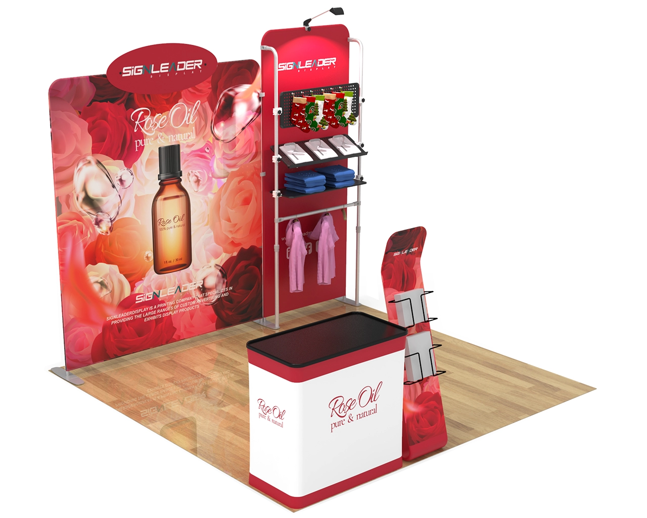 10ft Custom Cosmetics & Beauty Trade Show Booth Idea 22