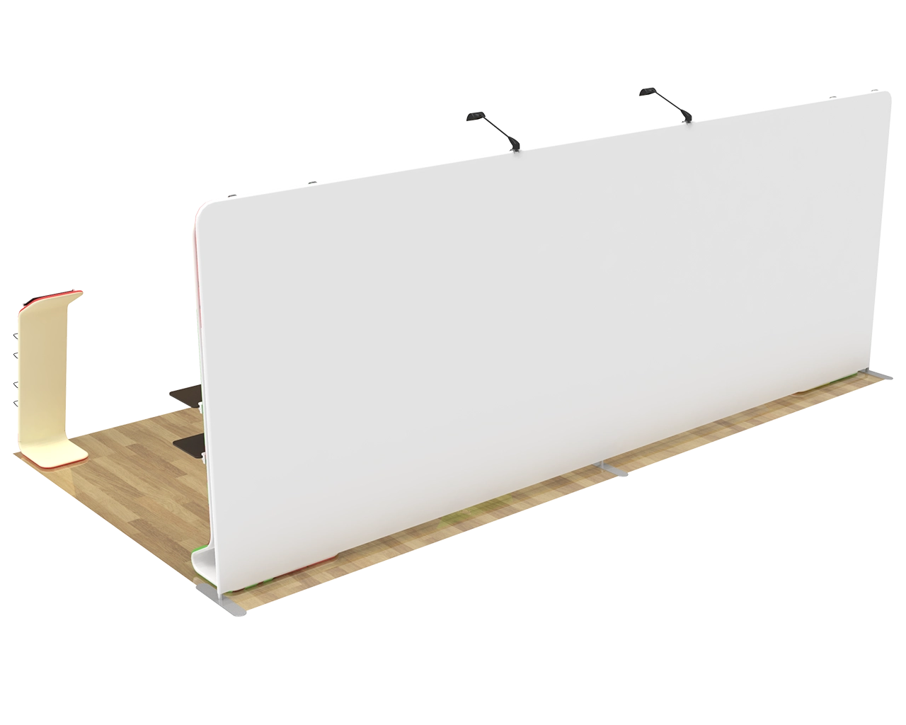 10x20ft Commercial Custom Trade Show Booth Combo A