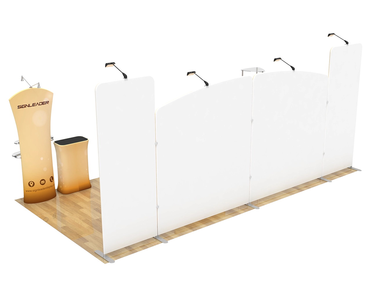 10x20ft Commercial Custom Trade Show Booth Combo G