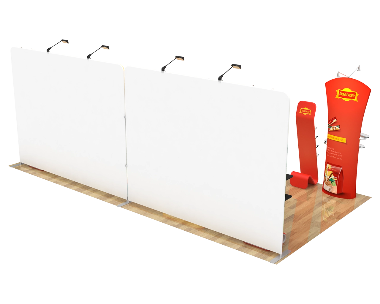 10x20ft Commercial Custom Trade Show Booth Combo I