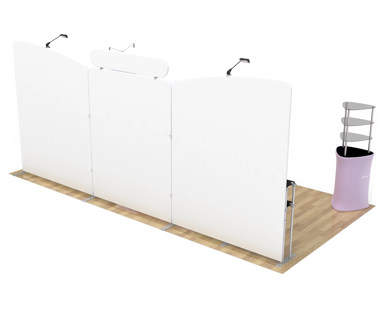 10x20ft Commercial Custom Trade Show Booth Combo K