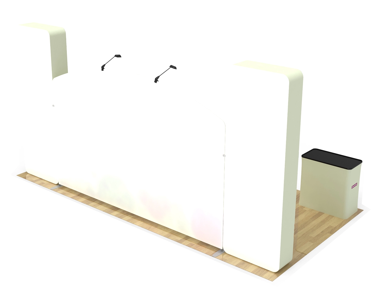 10x20ft Commercial Trade Show Booth R for Agricultural Products, Organic Farming & Plant Nutrition