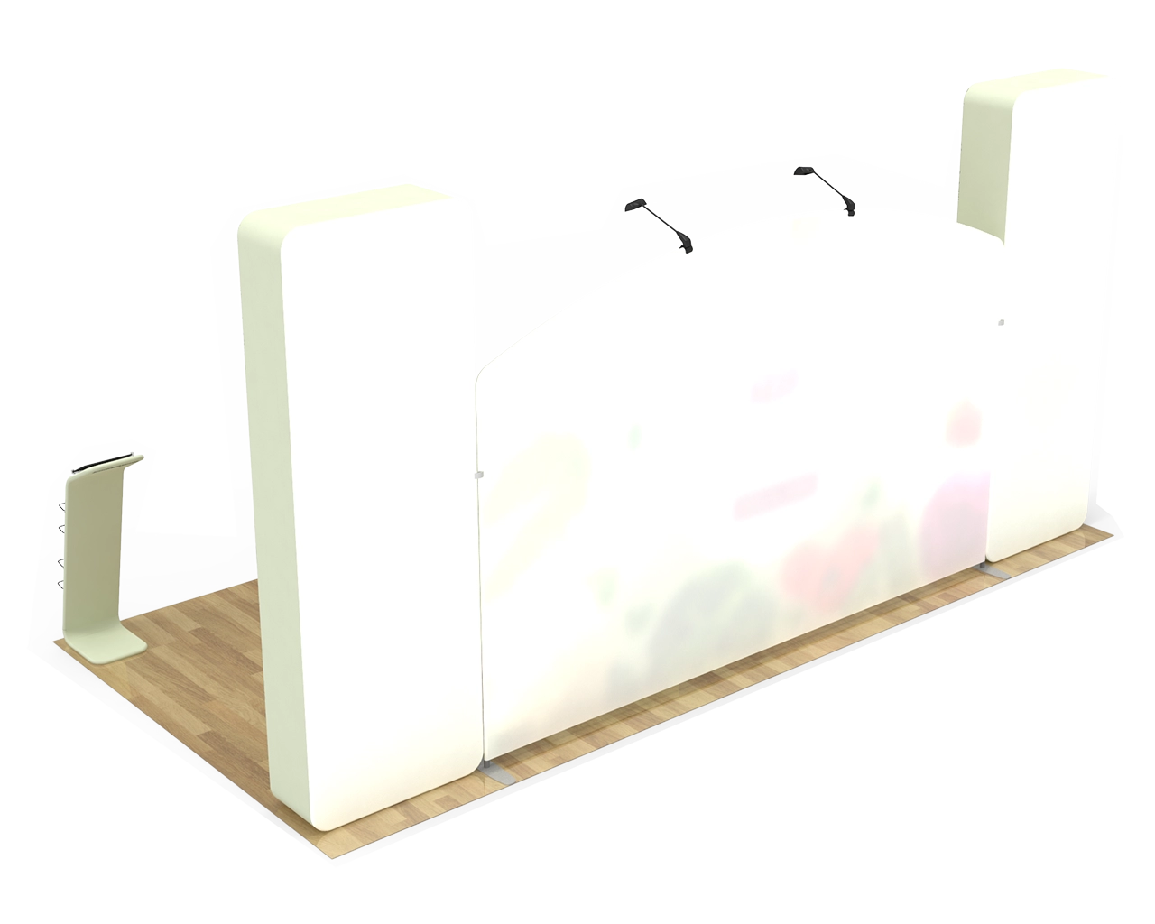 10x20ft Commercial Trade Show Booth R for Agricultural Products, Organic Farming & Plant Nutrition