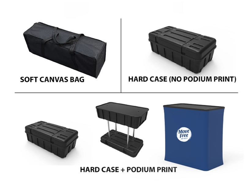 10ft Curved Tension Fabric Display