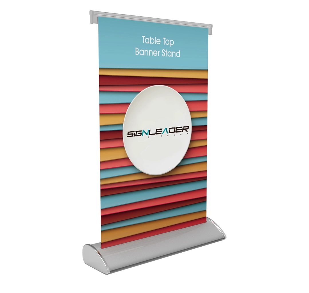 Table Top Banner Stand