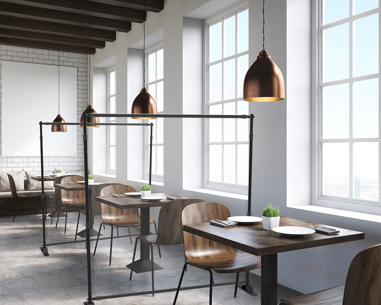 Adjustable Sneeze Guards Shield Portable Partition Dividers Transparent Screen Sanitary Walls Defense Device