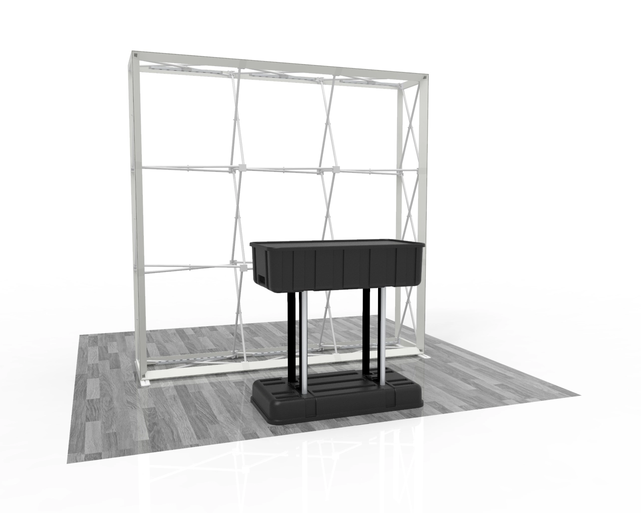 8ft SEGQuick™ Booth 29 - Pop Up Backlit