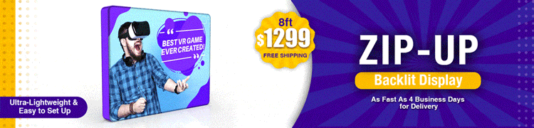 Zip Up Booths Zip Up Backlit Displays