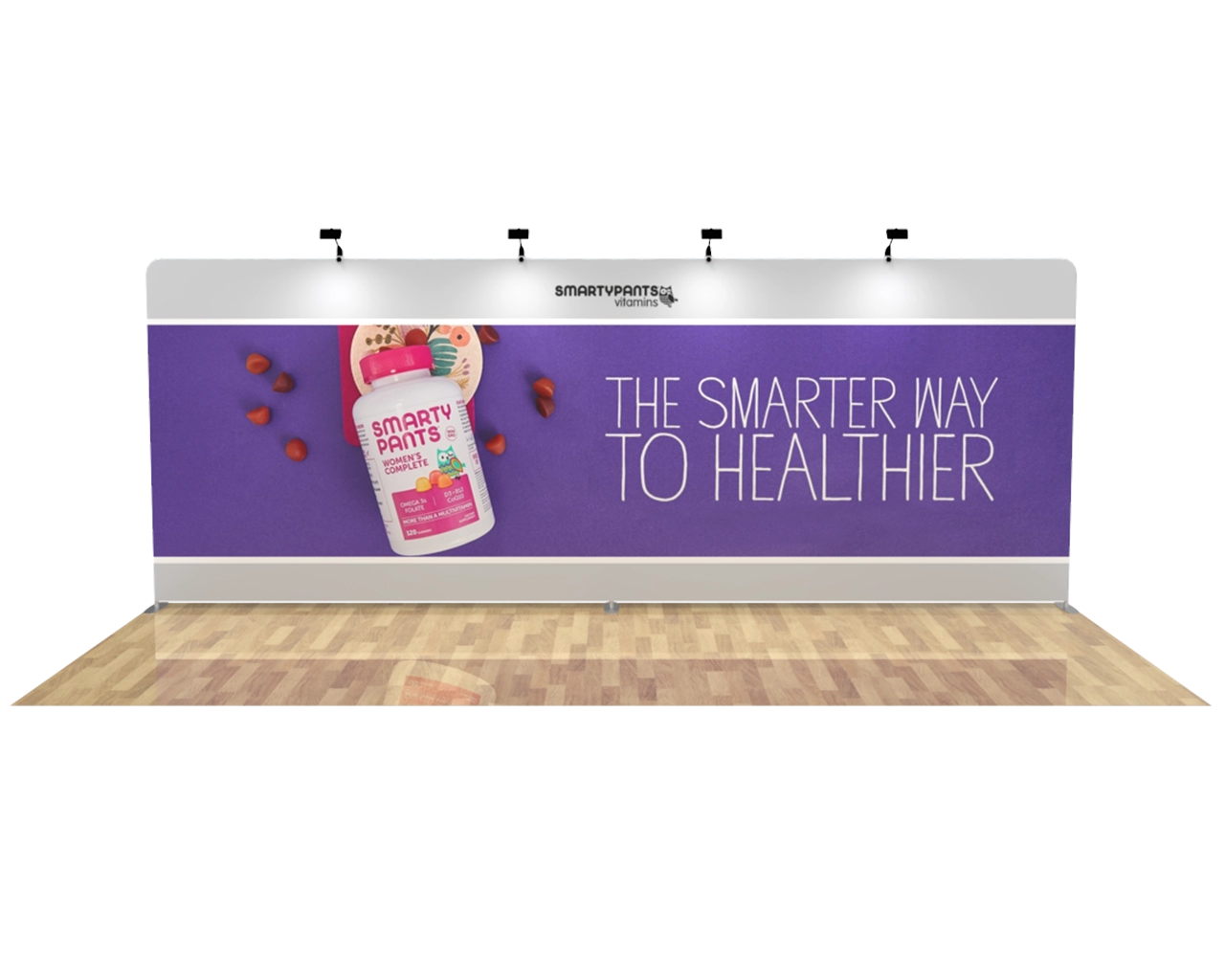 20ft Straight Tension Fabric Display 