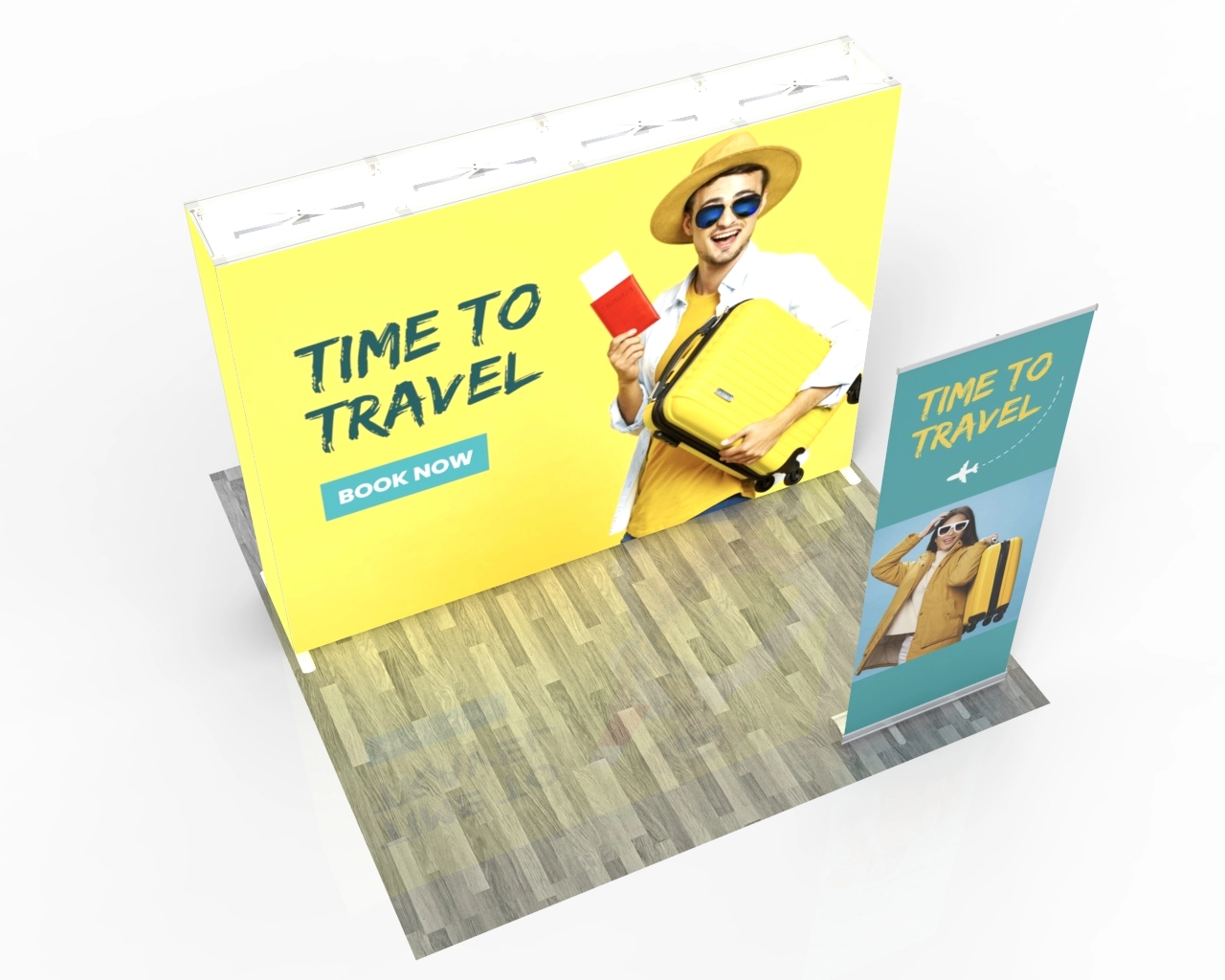 10ft SEGQuick™ Booth 24 - Pop Up Backlit