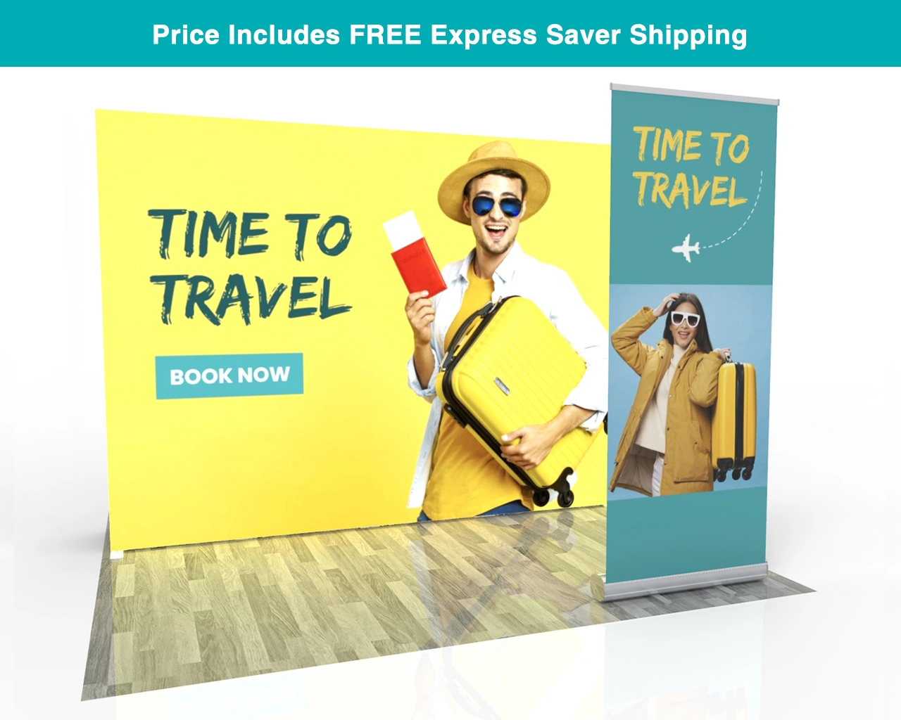 10ft SEGQuick™ Booth 24 - Pop Up Backlit