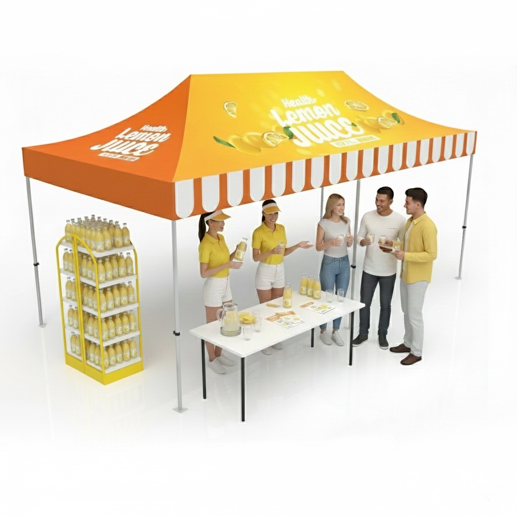 Custom 10x20 Pop Up Canopy Tent(Full Color)