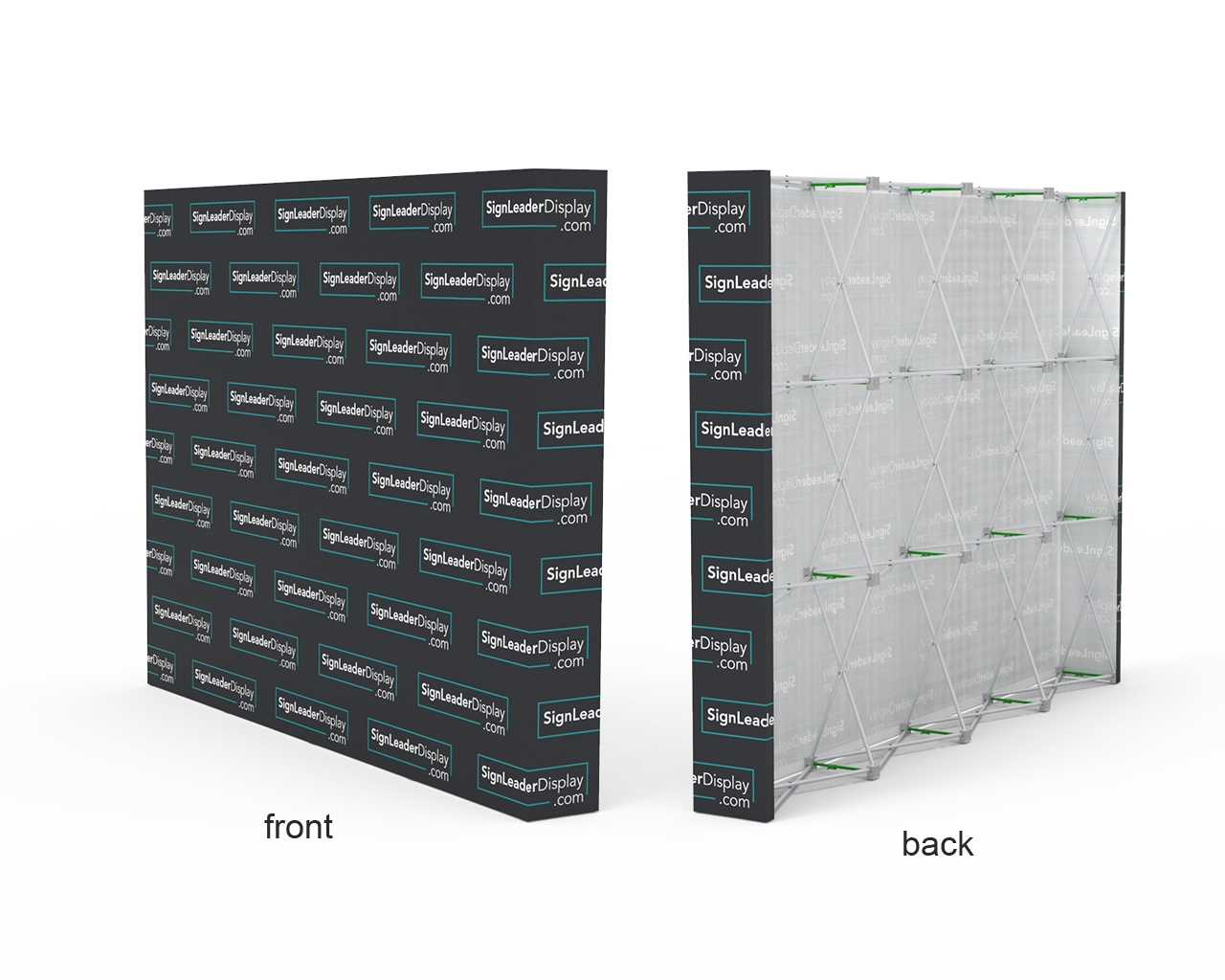 Step and Repeat Video Backdrop Pop Up Display with Custom Graphic Printed