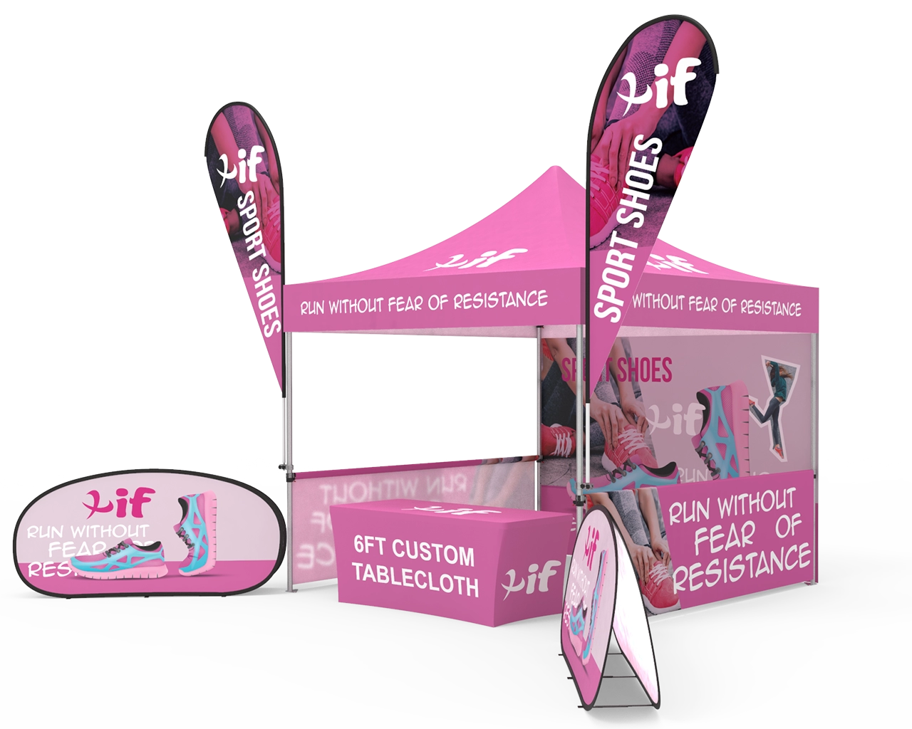 Custom 10x10 Pop Up Canopy Tent Combos 11 for Events