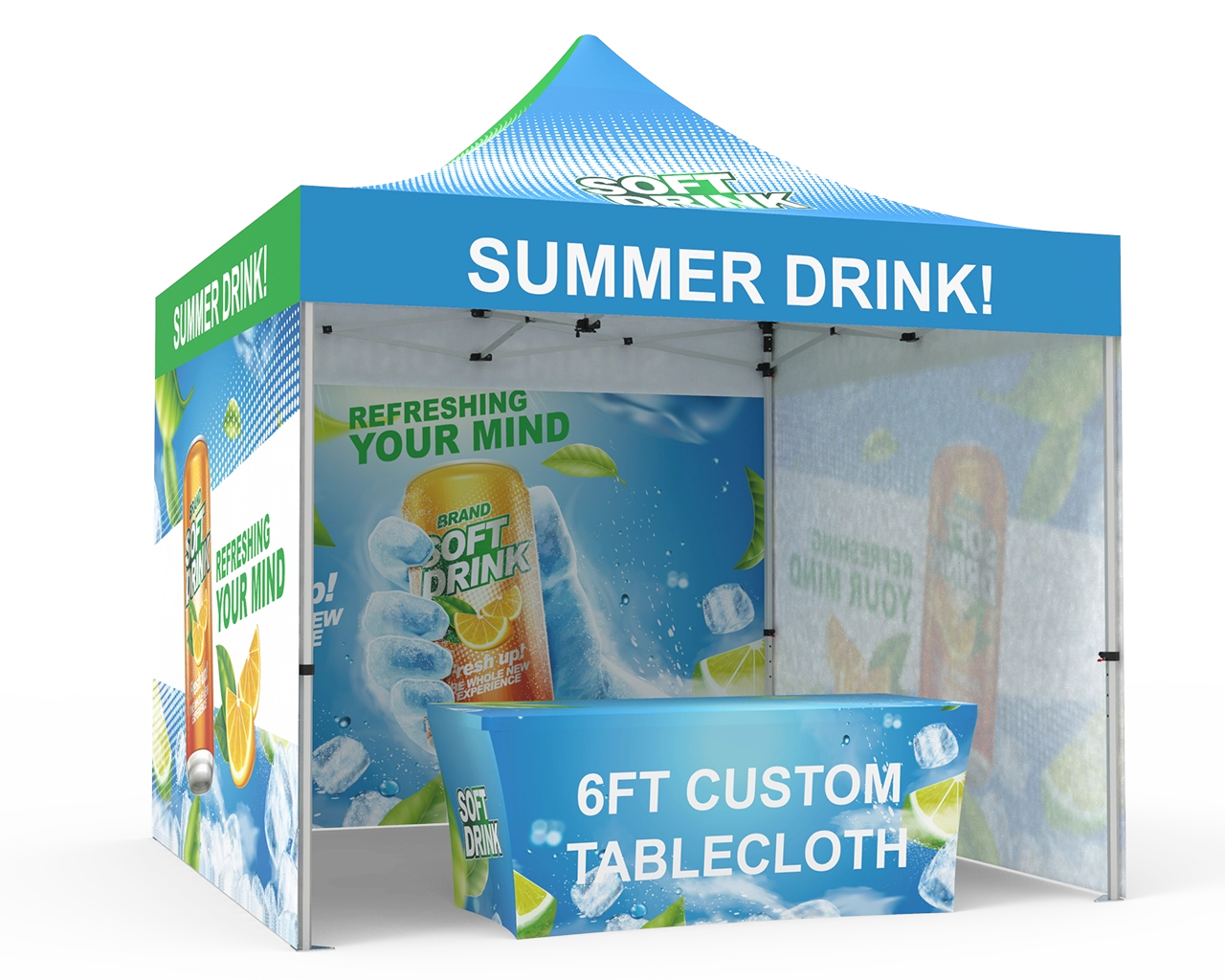 Custom 10x10 Pop Up Canopy Tent Combos 16 For Events Main