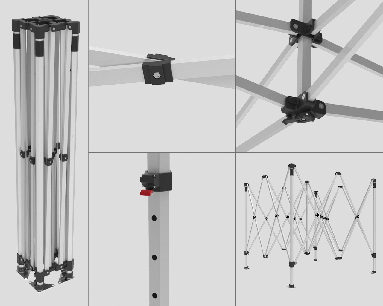 Deluxe Aluminum Canopy Hardware