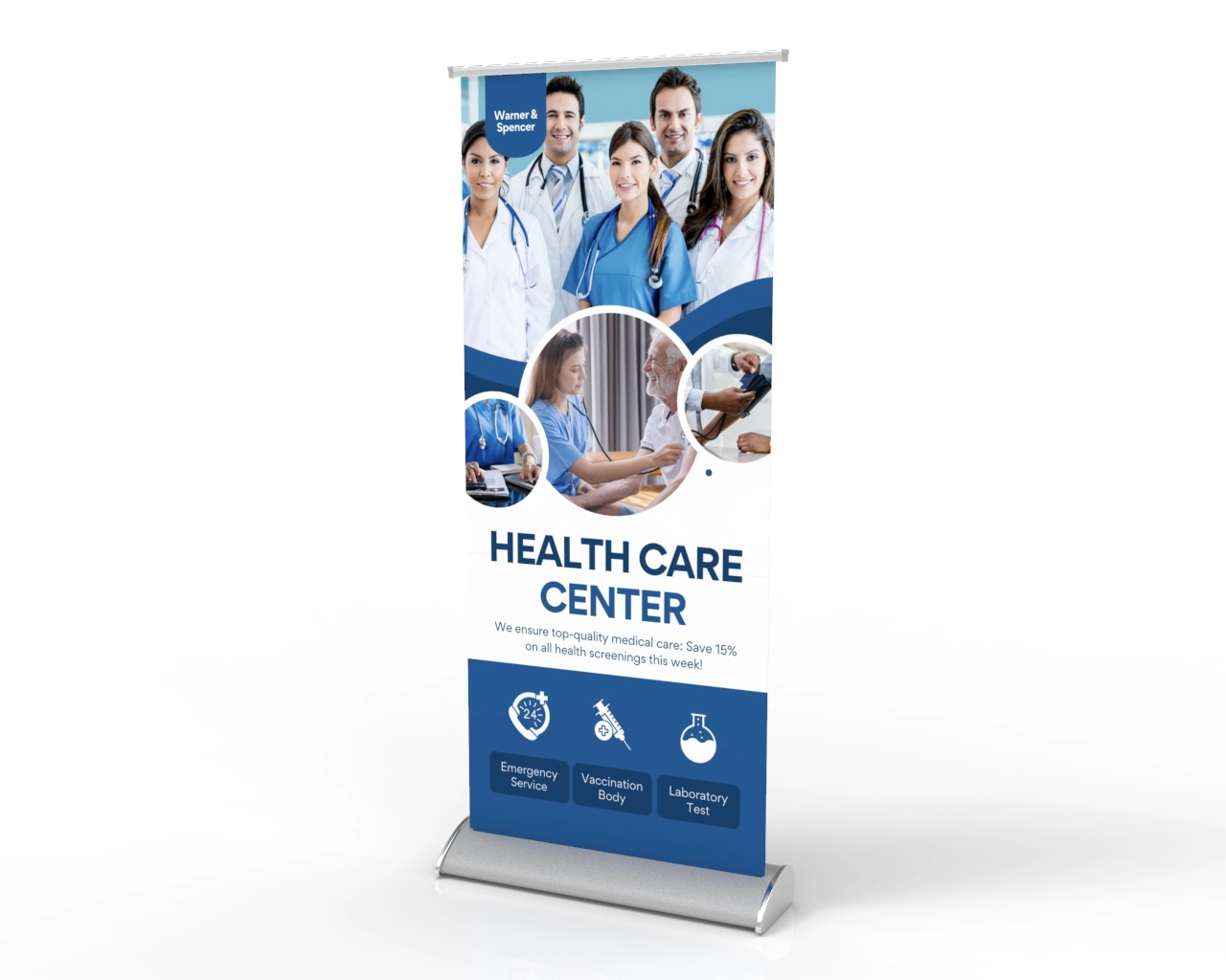 Deluxe Retractable Banner Stand