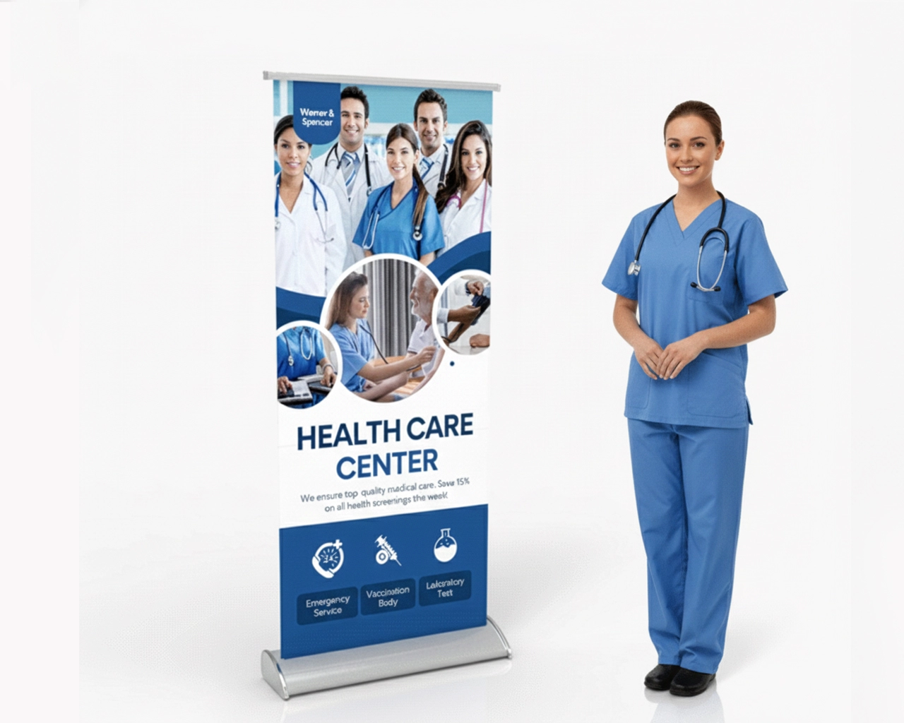 Deluxe Retractable Banner Stand