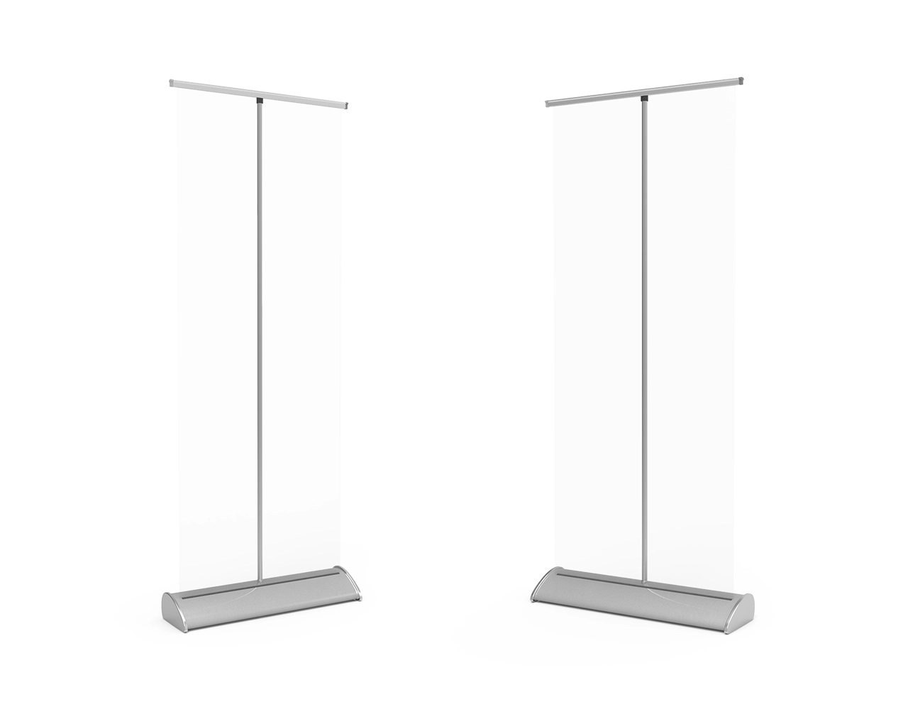 Retractable Sneeze Guard Clear Isolation Barrier with Deluxe Base