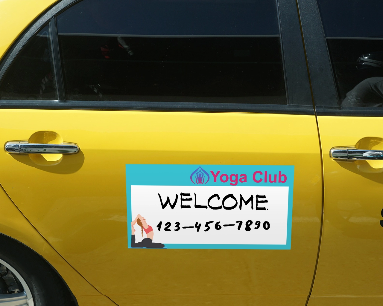 Dry Erase Car Magnet