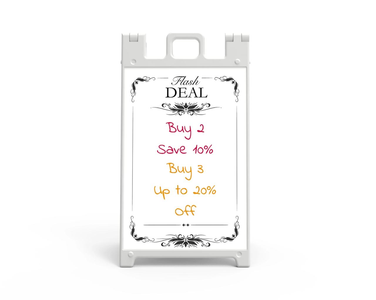 Dry Erase Signicade A-Frame