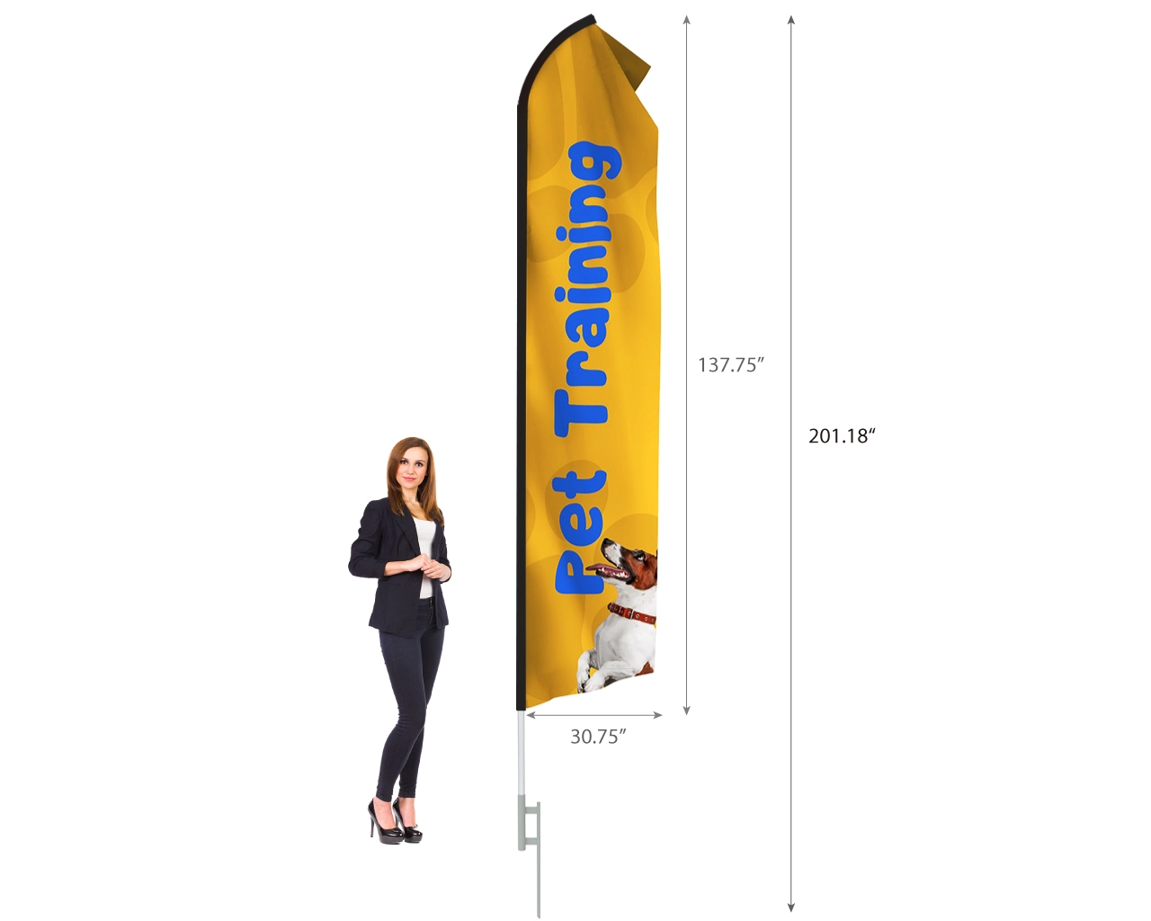 Custom Econo Feather Flag