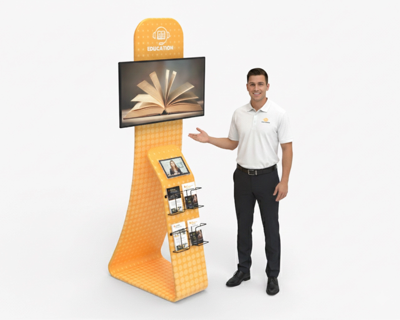 FlexScreen Media Brochure Banner Stand