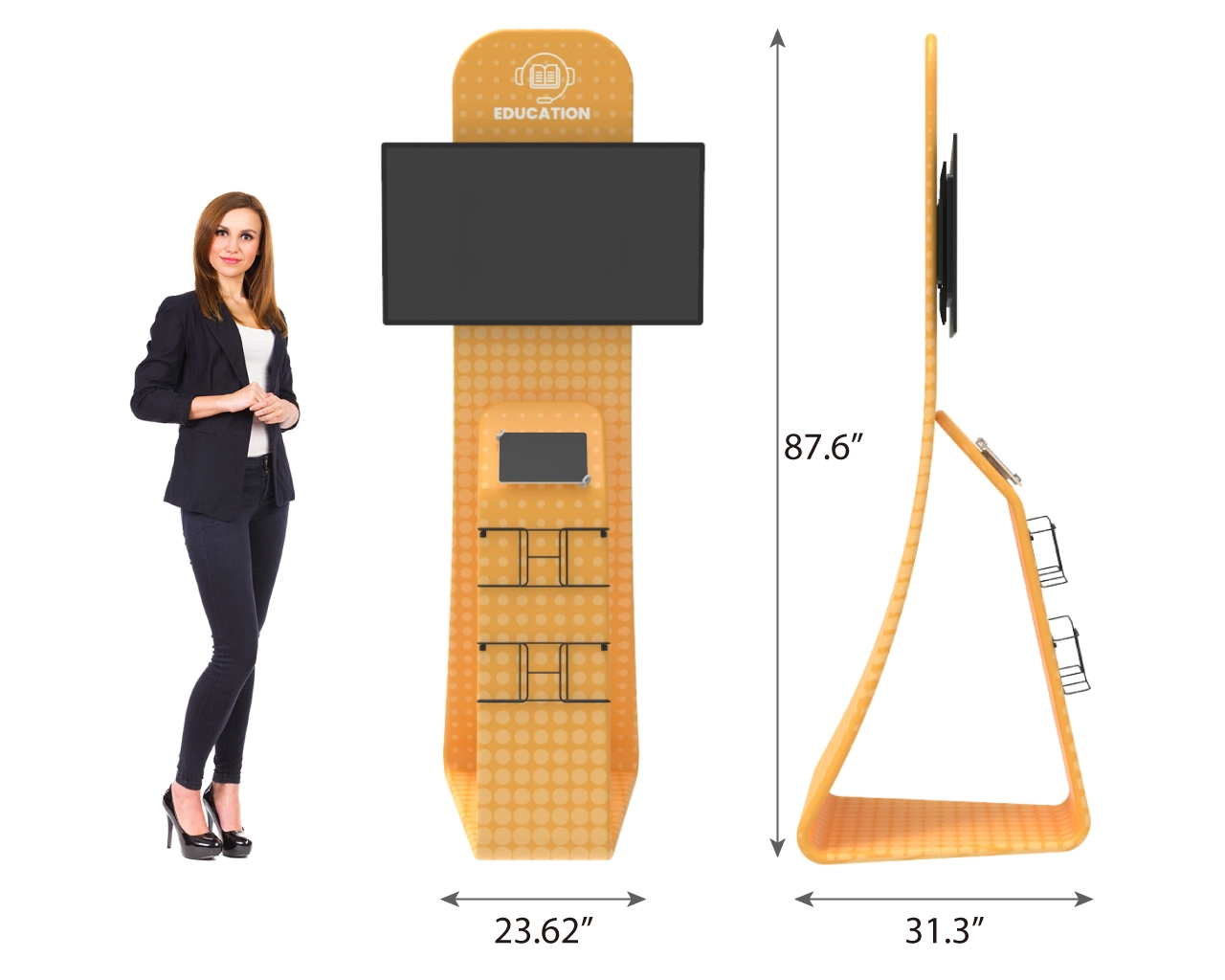 FlexScreen Media Brochure Banner Stand