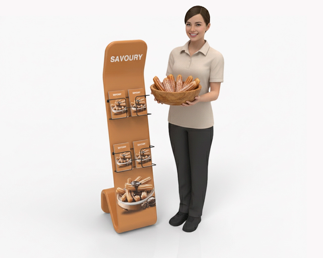 FlexSnake Banner Stand