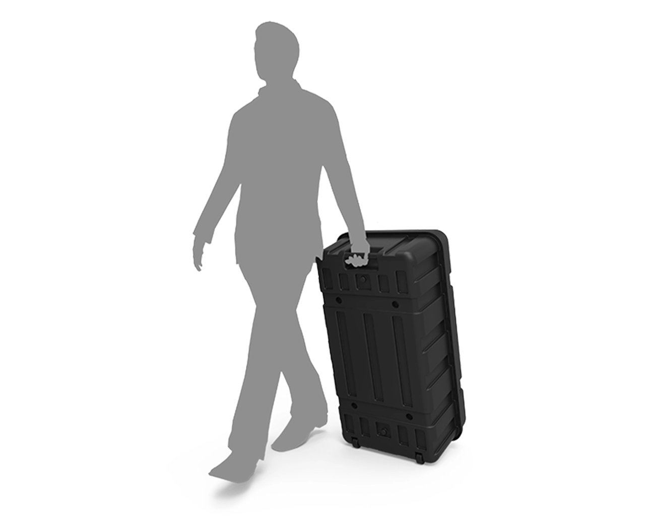 Heavy-Duty Transport Case to Trade Show Podium
