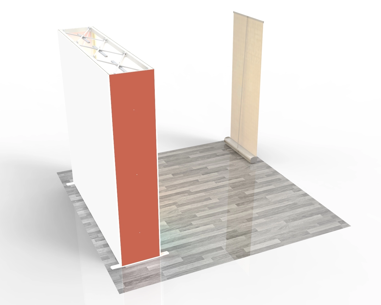 8ft SEGQuick™ Booth 28 - Pop Up Backlit