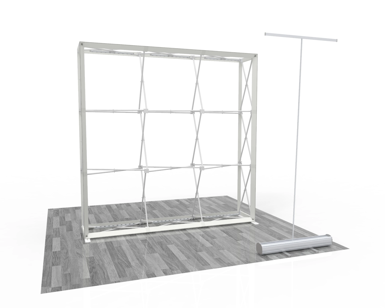 Popup Backlit Trade Show Display Main Animated