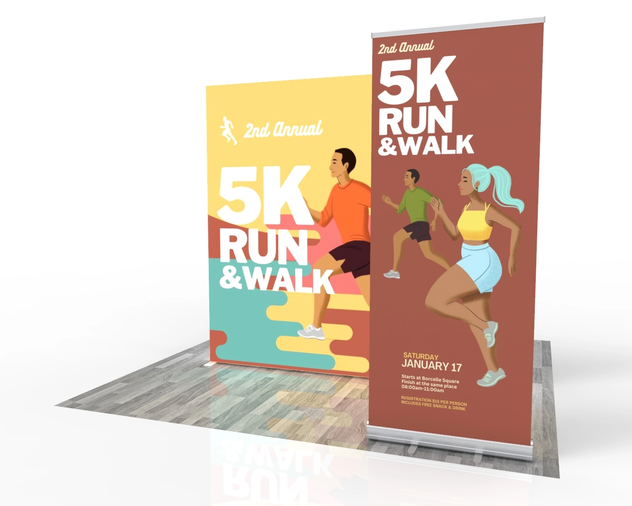 8ft SEGQuick™ Booth 28 - Pop Up Backlit