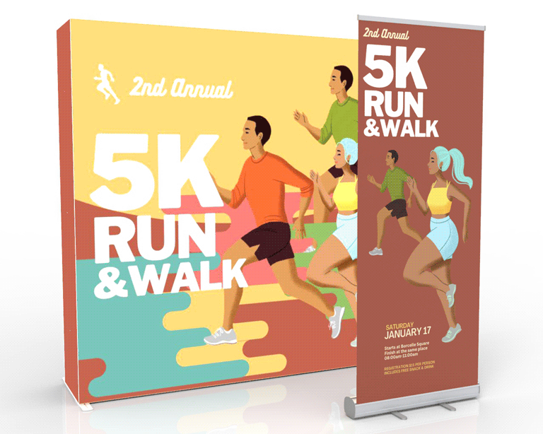 8ft SEGQuick™ Booth 28 - Pop Up Backlit