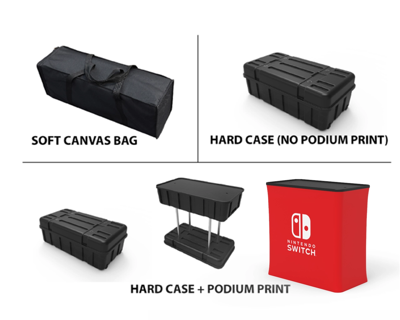 8ft Straight & Tension Fabric Display