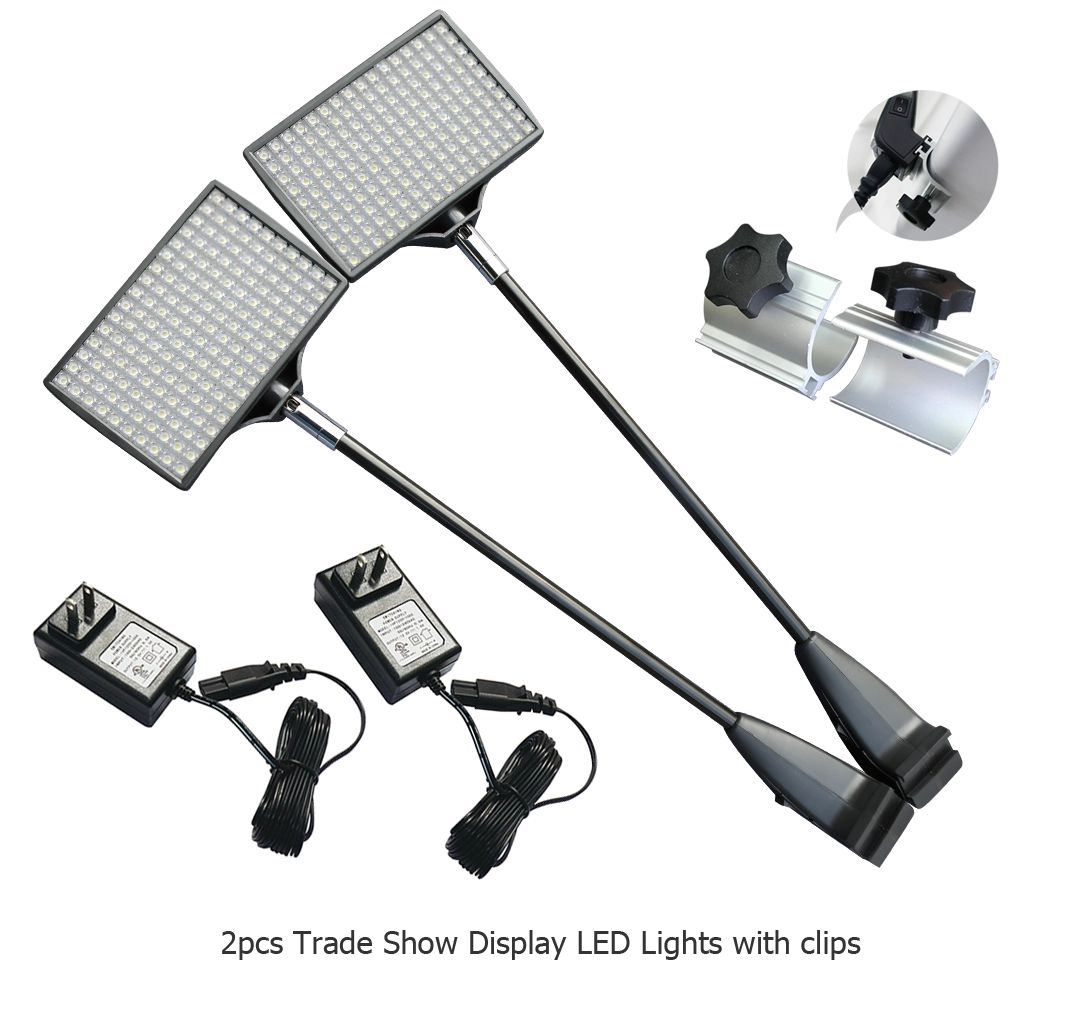 10ft Straight Tension Fabric Display With Podium Case|Portable Trade Show Booth