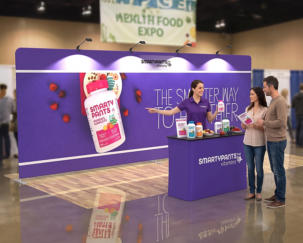 20ft Straight PortaZip™ Backdrop