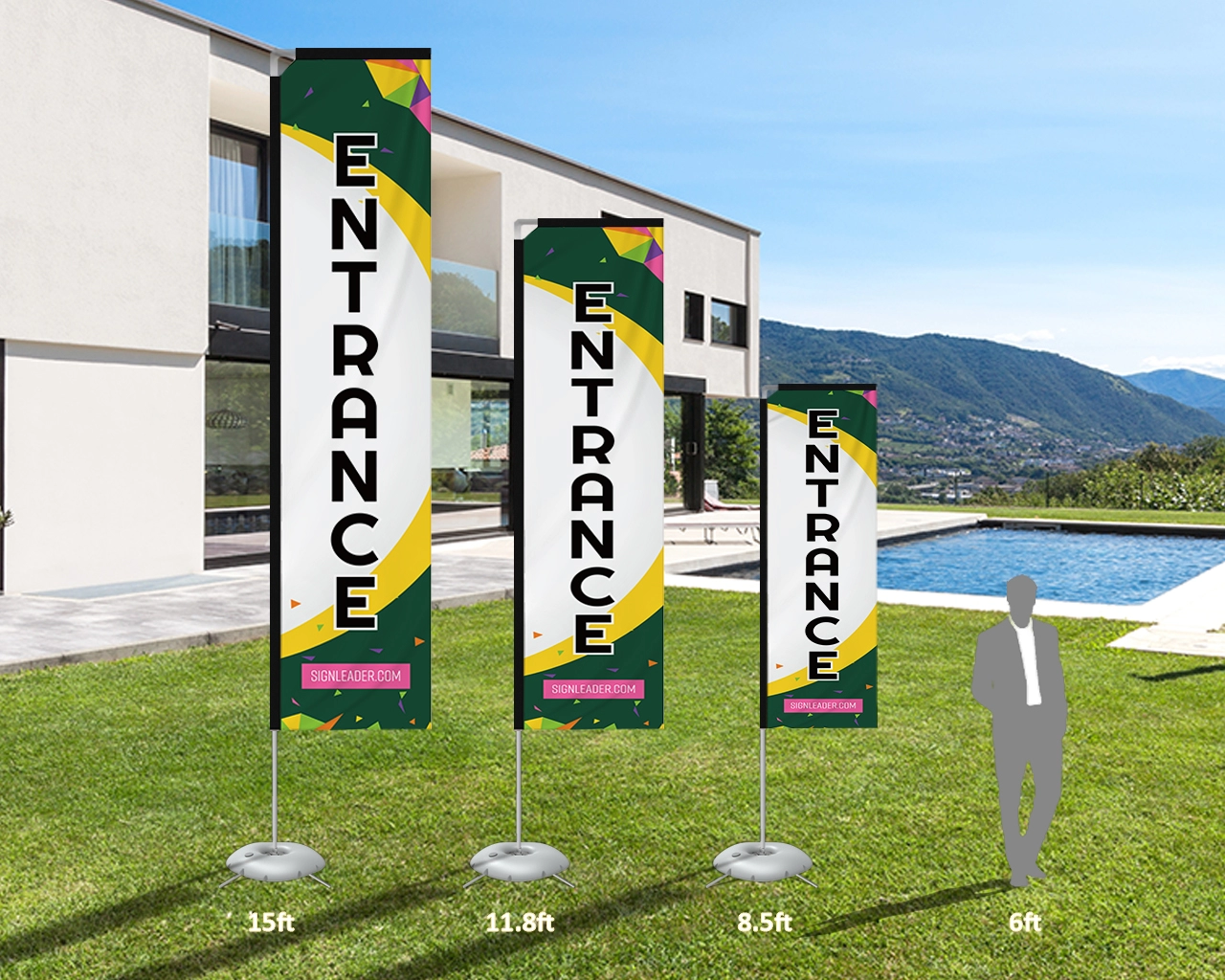 Custom Rectangle Flags
