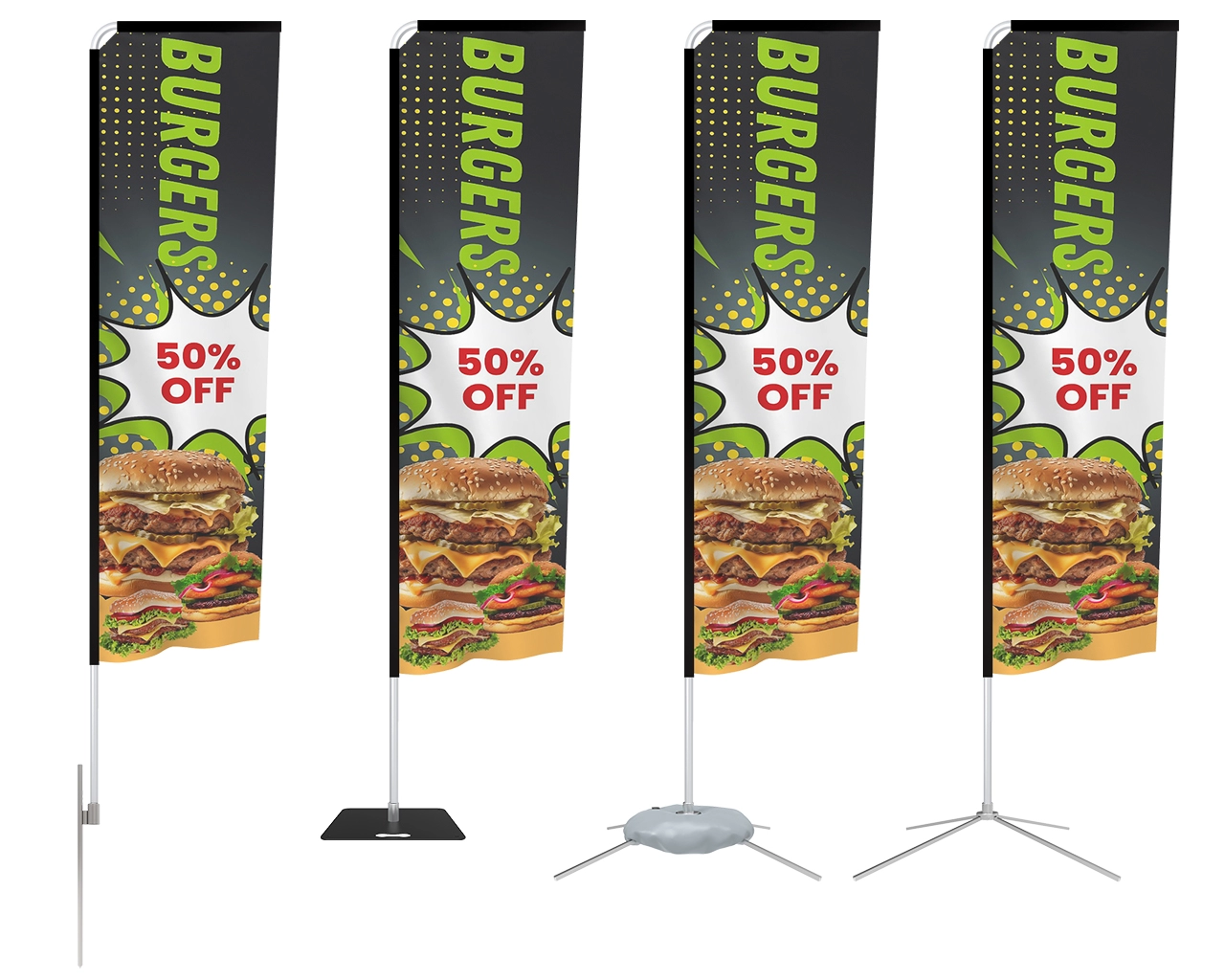 Custom Rectangle Flag