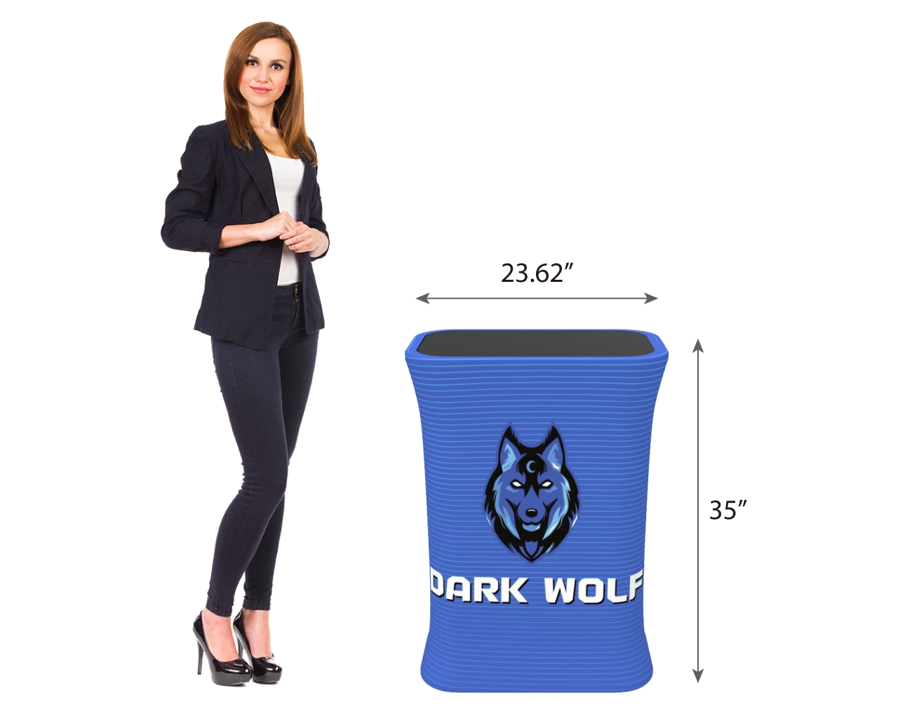 Rectangular Display Counter