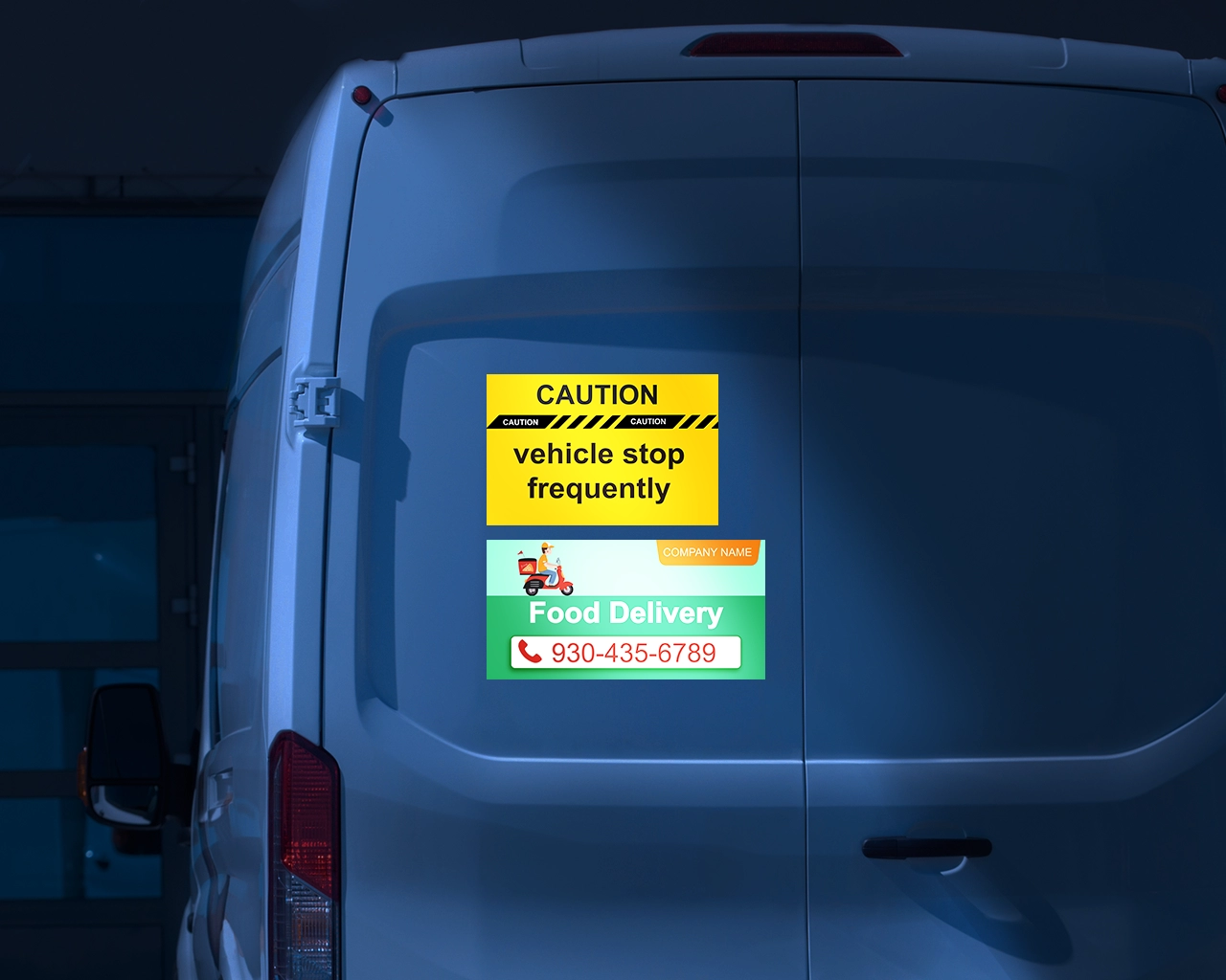 Reflective Car Magnet