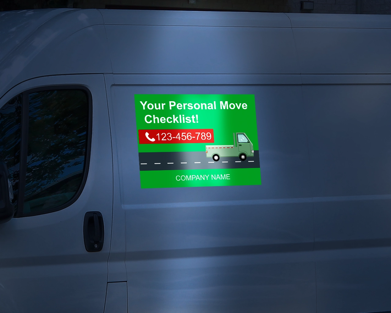 Reflective Car Magnets
