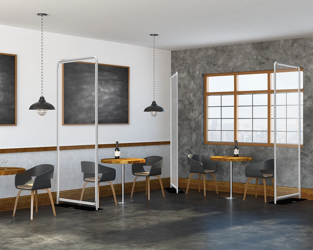 Sneeze Guards PVC Clear Screen Isolation Protective Barrier Shields