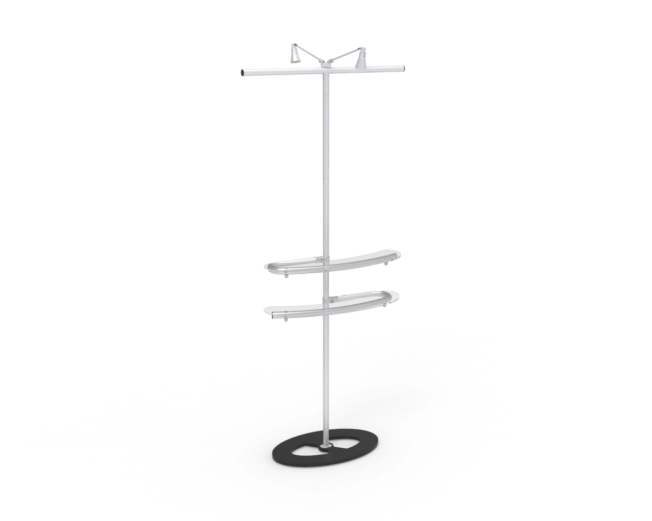 Straight Top Fabric Banner Stand Main Animated