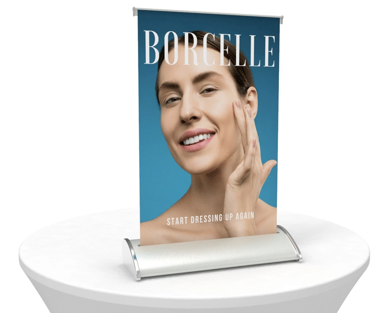 Table Top Banner Stand