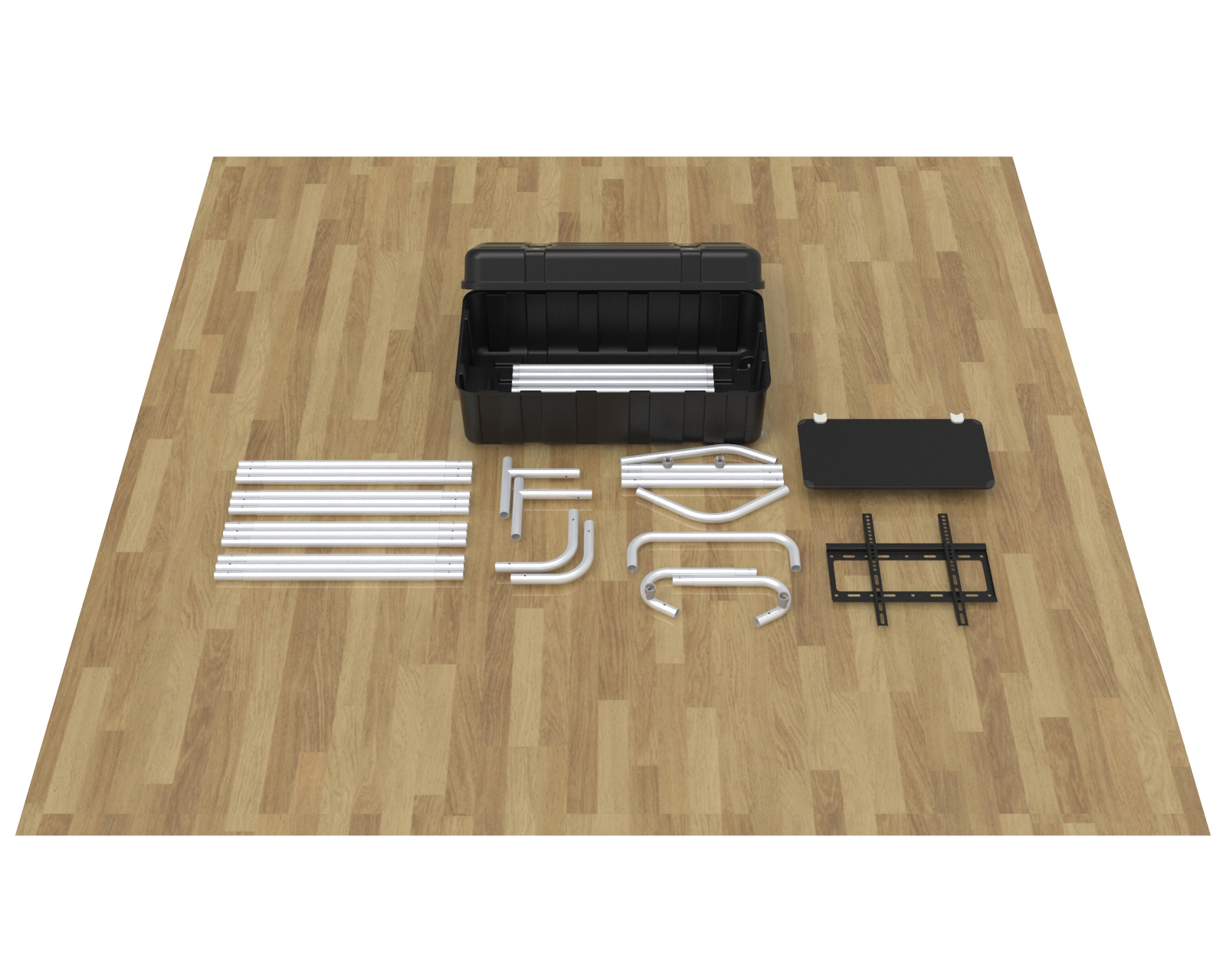 10x10 Portable Trade Show Booth Kit W for Auto Parts & Tires
