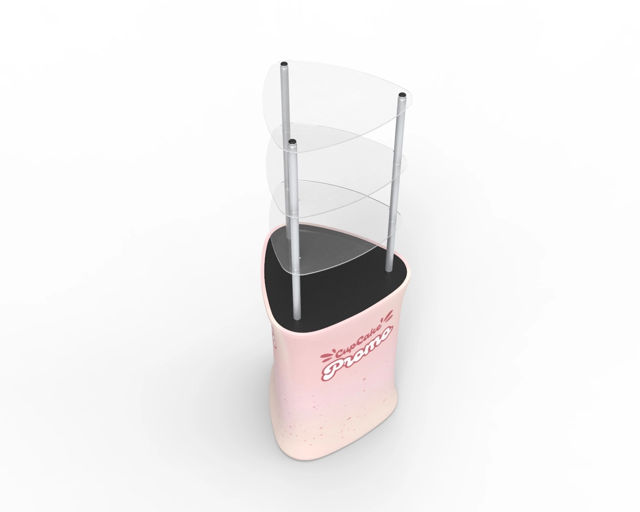 Triangular TradeTower Display
