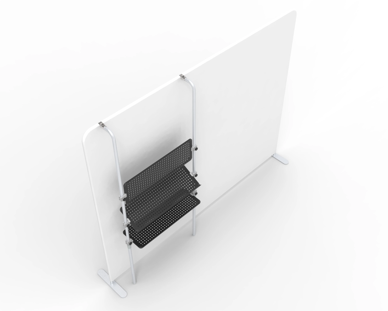 TriStyle Black Aluminum Shelves